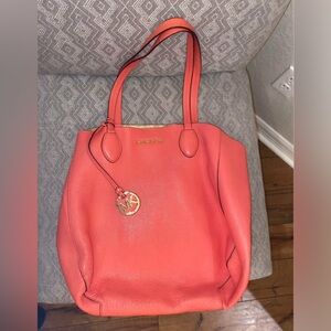 Michael Kors Vibrant Coral Tote